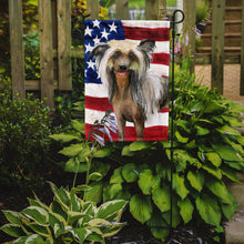Load image into Gallery viewer, Chinese Crested Patriotic Garden Flag - Outdoor Decorative Yard Flag BB9659GF