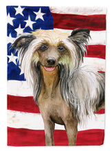 Load image into Gallery viewer, Chinese Crested Patriotic Garden Flag - Outdoor Decorative Yard Flag BB9659GF