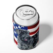 Load image into Gallery viewer, Giant Schnauzer Patriotic Can or Bottle Hugger BB9660CC