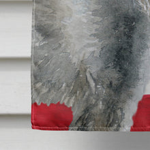 Load image into Gallery viewer, Schnauzer Patriotic Flag Canvas House Size BB9662CHF