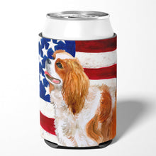 Load image into Gallery viewer, Cavalier Spaniel Patriotic Can or Bottle Hugger BB9663CC