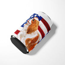 Load image into Gallery viewer, Cavalier Spaniel Patriotic Can or Bottle Hugger BB9663CC