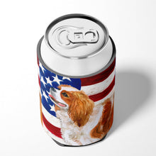 Load image into Gallery viewer, Cavalier Spaniel Patriotic Can or Bottle Hugger BB9663CC
