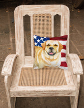 Load image into Gallery viewer, Golden Retriever Patriotic Fabric Decorative Pillow BB9664PW1818