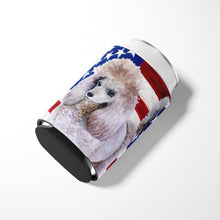 Load image into Gallery viewer, Poodle Patriotic Can or Bottle Hugger BB9665CC