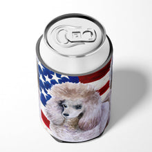 Load image into Gallery viewer, Poodle Patriotic Can or Bottle Hugger BB9665CC