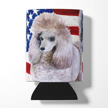 Load image into Gallery viewer, Poodle Patriotic Can or Bottle Hugger BB9665CC