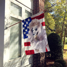 Load image into Gallery viewer, Poodle Patriotic Flag Canvas House Size BB9665CHF