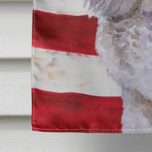 Load image into Gallery viewer, Poodle Patriotic Flag Canvas House Size BB9665CHF