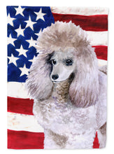 Load image into Gallery viewer, Poodle Patriotic Flag Canvas House Size BB9665CHF