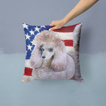 Load image into Gallery viewer, Poodle Patriotic Throw Pillow - 14x14 Decorative Pillow – Art for Your Home &amp; Patio BB9665PW1414