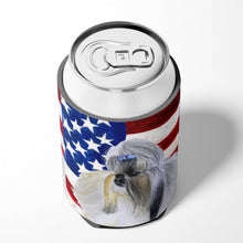 Load image into Gallery viewer, Shih Tzu Patriotic Can or Bottle Hugger BB9666CC