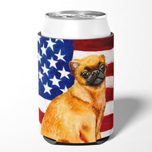 Load image into Gallery viewer, Small Brabant Griffon Patriotic Can or Bottle Hugger BB9667CC