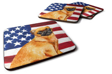 Load image into Gallery viewer, Small Brabant Griffon Patriotic Foam Coaster  BB9667FC