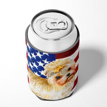 Load image into Gallery viewer, Morkie Patriotic Can or Bottle Hugger BB9668CC