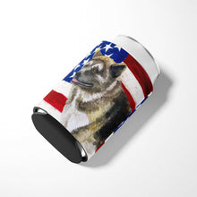 Load image into Gallery viewer, American Akita Patriotic Can or Bottle Hugger BB9669CC