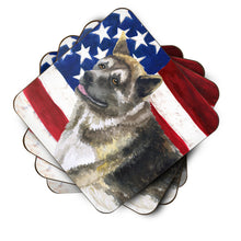 Load image into Gallery viewer, American Akita Patriotic Foam Coaster  BB9669FC