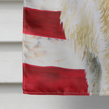 Load image into Gallery viewer, Irish Wolfhound Patriotic Flag Canvas House Size BB9670CHF