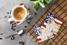 Load image into Gallery viewer, Irish Wolfhound Patriotic Foam Coaster  BB9670FC