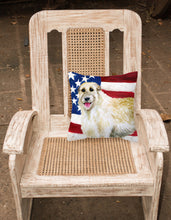 Load image into Gallery viewer, Irish Wolfhound Patriotic Fabric Decorative Pillow BB9670PW1818