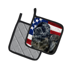 Load image into Gallery viewer, Newfoundland Patriotic Pot Holders - Set of 2 - Heat-Resistant Kitchen Essentials BB9671PTHD