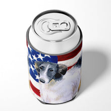 Load image into Gallery viewer, Borzoi Patriotic Can or Bottle Hugger BB9672CC