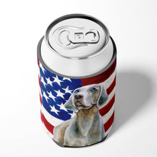 Load image into Gallery viewer, Weimaraner Patriotic Can or Bottle Hugger BB9674CC