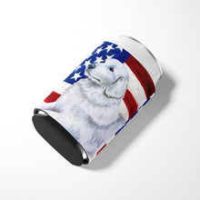 Load image into Gallery viewer, Maremma Sheepdog Patriotic Can or Bottle Hugger BB9675CC