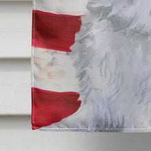 Load image into Gallery viewer, Maremma Sheepdog Patriotic Flag Canvas House Size BB9675CHF