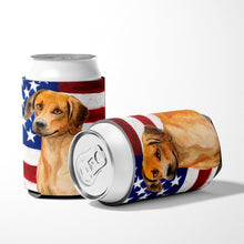 Load image into Gallery viewer, Rhodesian Ridgeback Patriotic Can or Bottle Hugger BB9676CC