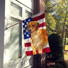 Load image into Gallery viewer, Rhodesian Ridgeback Patriotic Flag Canvas House Size BB9676CHF