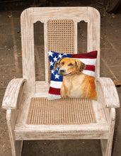 Load image into Gallery viewer, Rhodesian Ridgeback Patriotic Fabric Decorative Pillow BB9676PW1818