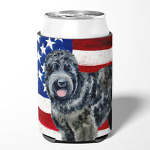 Load image into Gallery viewer, Black Russian Terrier Patriotic Can or Bottle Hugger BB9677CC