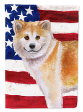 Load image into Gallery viewer, Shiba Inu Patriotic Garden Flag - Outdoor Decorative Yard Flag BB9678GF