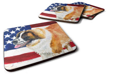 Load image into Gallery viewer, Saint Bernard Patriotic Foam Coaster  BB9679FC