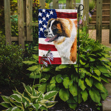 Load image into Gallery viewer, Saint Bernard Patriotic Garden Flag - Outdoor Decorative Yard Flag BB9679GF
