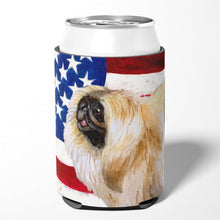 Load image into Gallery viewer, Pekingese Patriotic Can or Bottle Hugger BB9681CC