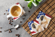 Load image into Gallery viewer, Pekingese Patriotic Foam Coaster  BB9681FC