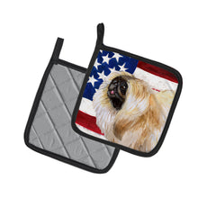 Load image into Gallery viewer, Pekingese Patriotic Pot Holders - Set of 2 - Heat-Resistant Kitchen Essentials BB9681PTHD