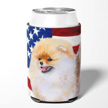 Load image into Gallery viewer, Pomeranian Patriotic Can or Bottle Hugger BB9682CC