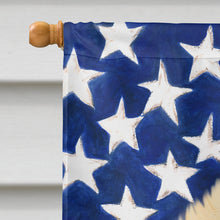 Load image into Gallery viewer, Pomeranian Patriotic Flag Canvas House Size BB9682CHF