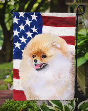 Load image into Gallery viewer, Pomeranian Patriotic Garden Flag - Outdoor Decorative Yard Flag BB9682GF