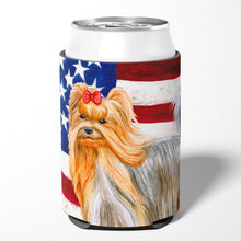 Load image into Gallery viewer, Yorkshire Terrier Patriotic Can or Bottle Hugger BB9685CC