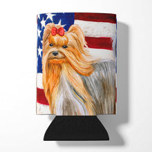 Load image into Gallery viewer, Yorkshire Terrier Patriotic Can or Bottle Hugger BB9685CC
