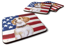 Load image into Gallery viewer, Beagle Patriotic Foam Coaster  BB9686FC