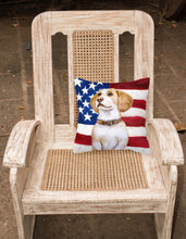 Load image into Gallery viewer, Beagle Patriotic Fabric Decorative Pillow BB9686PW1818