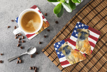 Load image into Gallery viewer, Brussels Griffon Patriotic Foam Coaster  BB9687FC