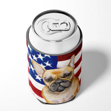 Load image into Gallery viewer, French Bulldog Patriotic Can or Bottle Hugger BB9688CC