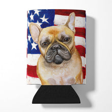 Load image into Gallery viewer, French Bulldog Patriotic Can or Bottle Hugger BB9688CC