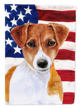 Load image into Gallery viewer, Jack Russell Terrier Patriotic Garden Flag - Outdoor Decorative Yard Flag BB9689GF